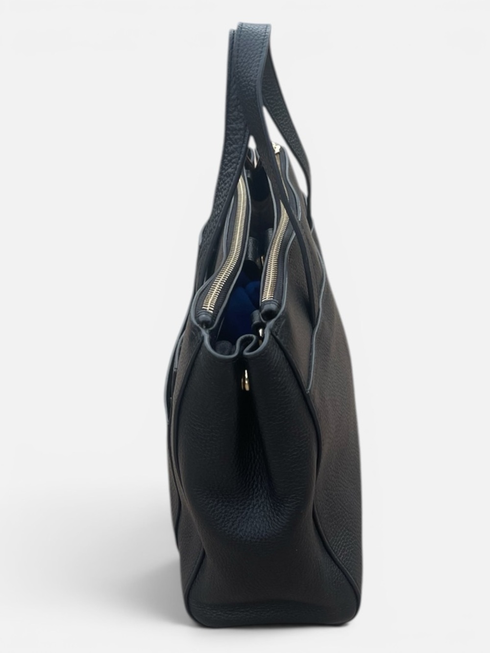 Radley London Black Pebble Leather Tote Bag with Gold Hardware - Modern - Picture 4 of 7